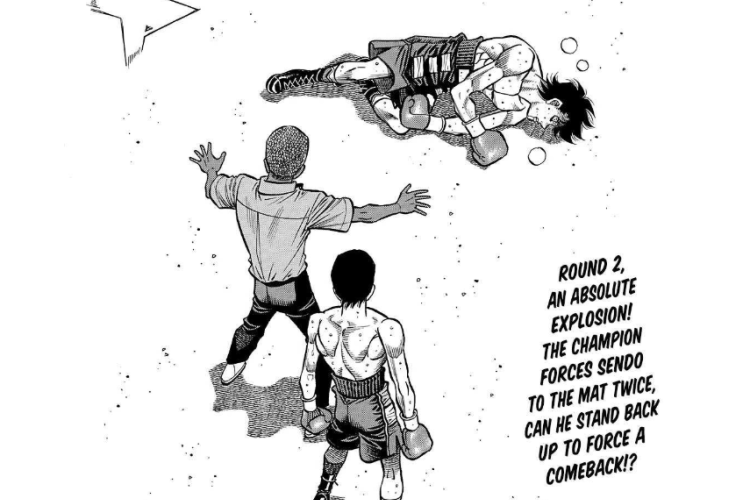 Lien RAW Lire le Manga Hajime no Ippo Chapitre 1503 en Français, Ippo est même impuissant