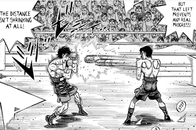 Lectura del Manga Hajime no Ippo Chapitre 1504 en Français, Une action palpitante inévitable